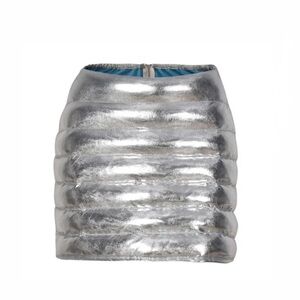 Metallic Silver Skirt